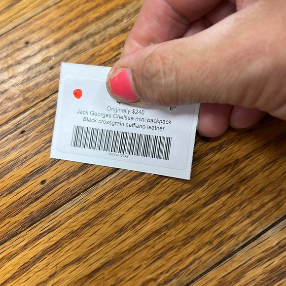 JACK GEORGES | Chelsea Collection Angela backpack crossgrain Saffiano leather - Picture 5 of 15